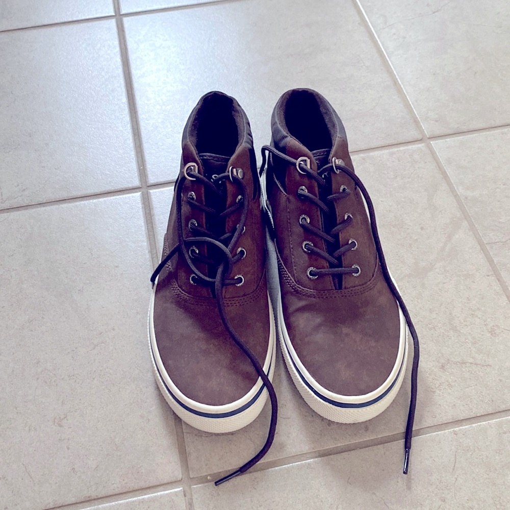 Brown Sperry shoes